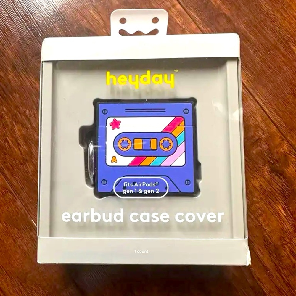 Heyday Retro Cassette Earbud Case Cover